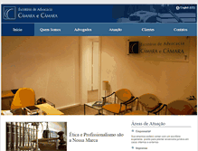 Tablet Screenshot of camaraecamara.com.br